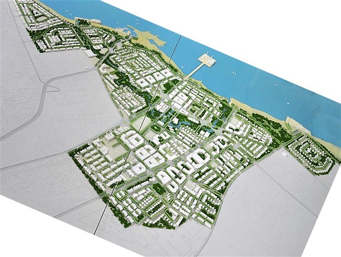 利比亚住房项目03-鸟瞰模型