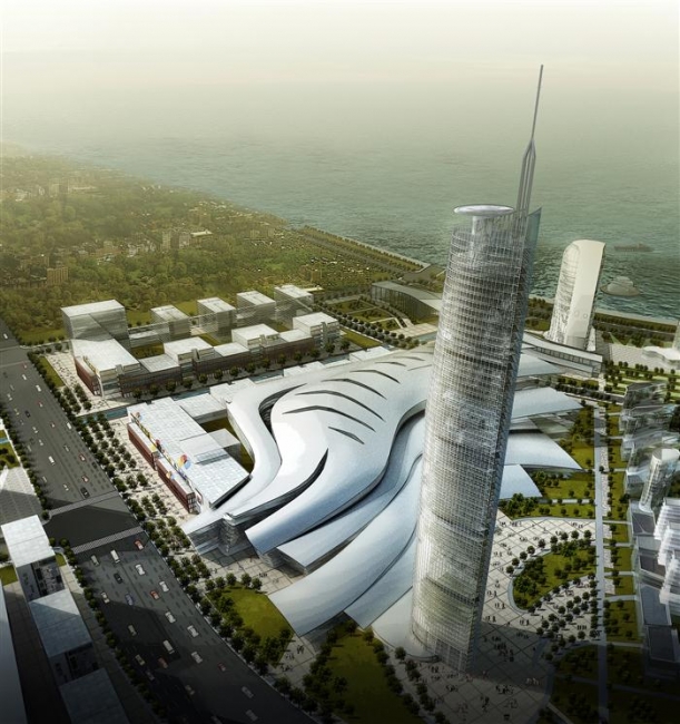 圣彼得堡“波罗的海明珠”05-大型商业建筑鸟瞰效果图