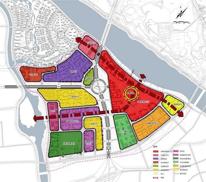 西安金融商务区02-规划分析图