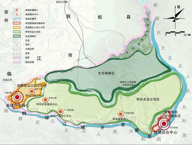 县域精简结构规划图