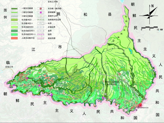 县域生态安全格局规划图